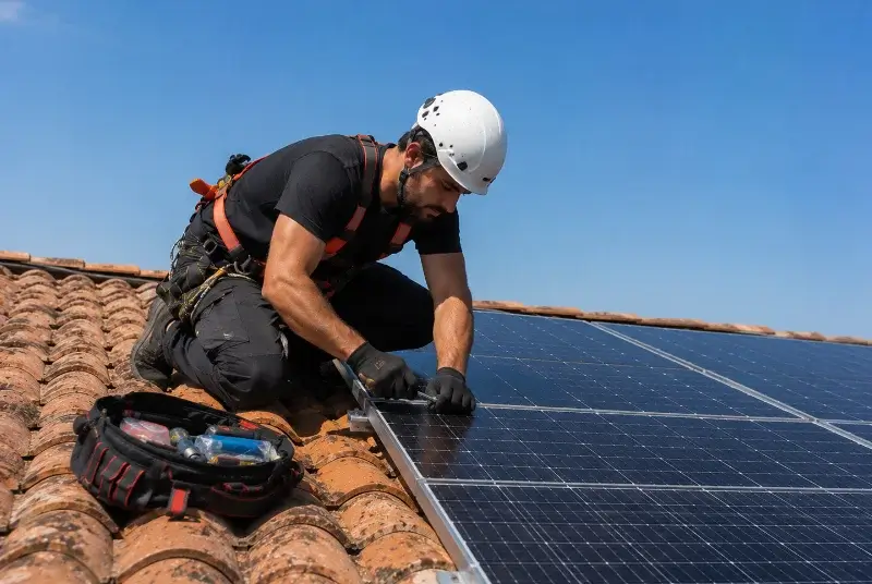 Maintenance et monitoring de panneaux solaires à Rothau